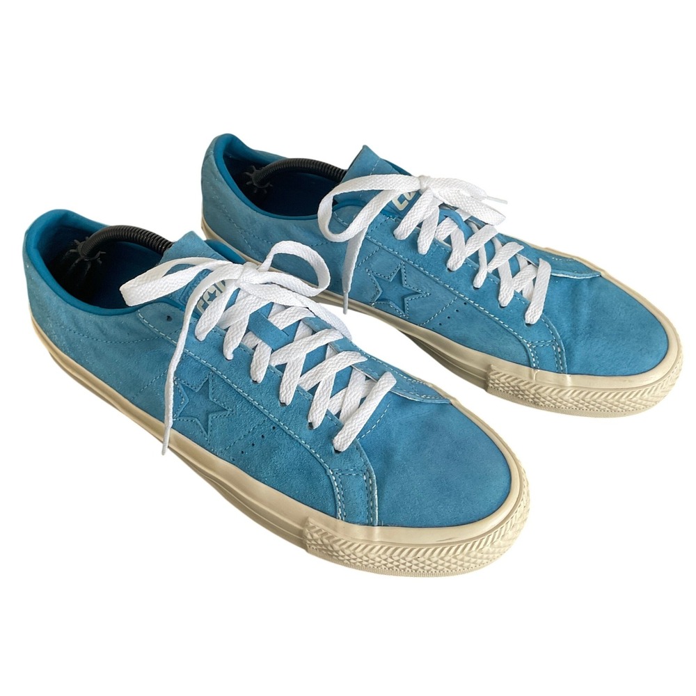 Converse One Star Pro Low Cape Blue Suede Sneakers 168655C Mens 11.5 Womens 13